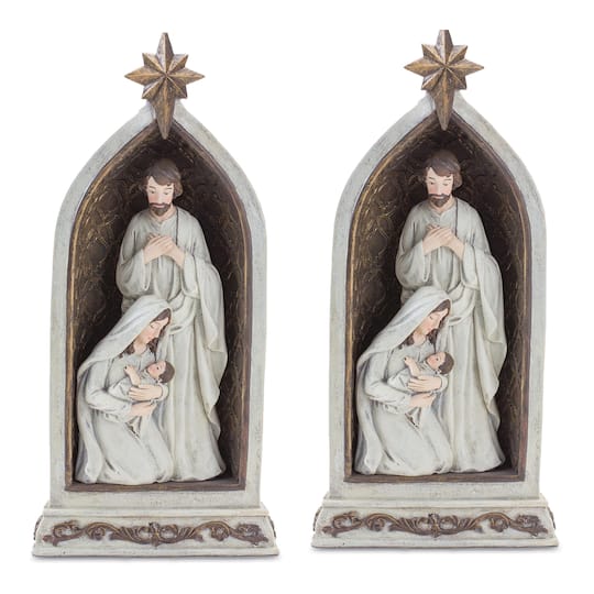 12.5&#x22; Holy Family Nativity Arch, 2ct.